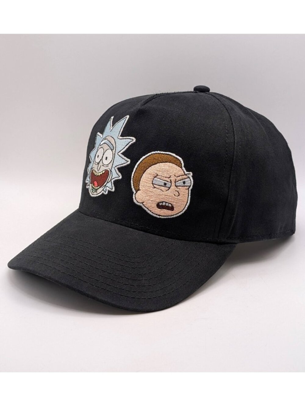 Rick and Morty Hat Big Faces SnapBack Black Cartoon Network Adult Swim Cap